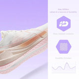 Xtep 2000km 5.0 Jogging Running Shoes For Women Cushion Fashion Color Durable Resistant Elasticity Sole Sneakers 874118110024
