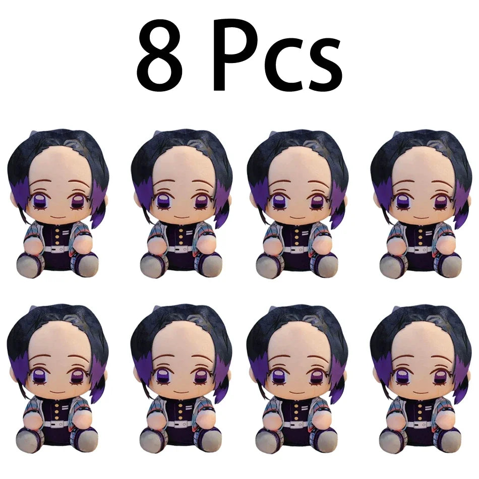 20cm Hot Japan Demon Slayer Plush Dolls Lovely Anime Kimetsu No Yaiba Kamado Tanjirou Nezuko Zenitsu Kyoujurou Toys Kids Gifts