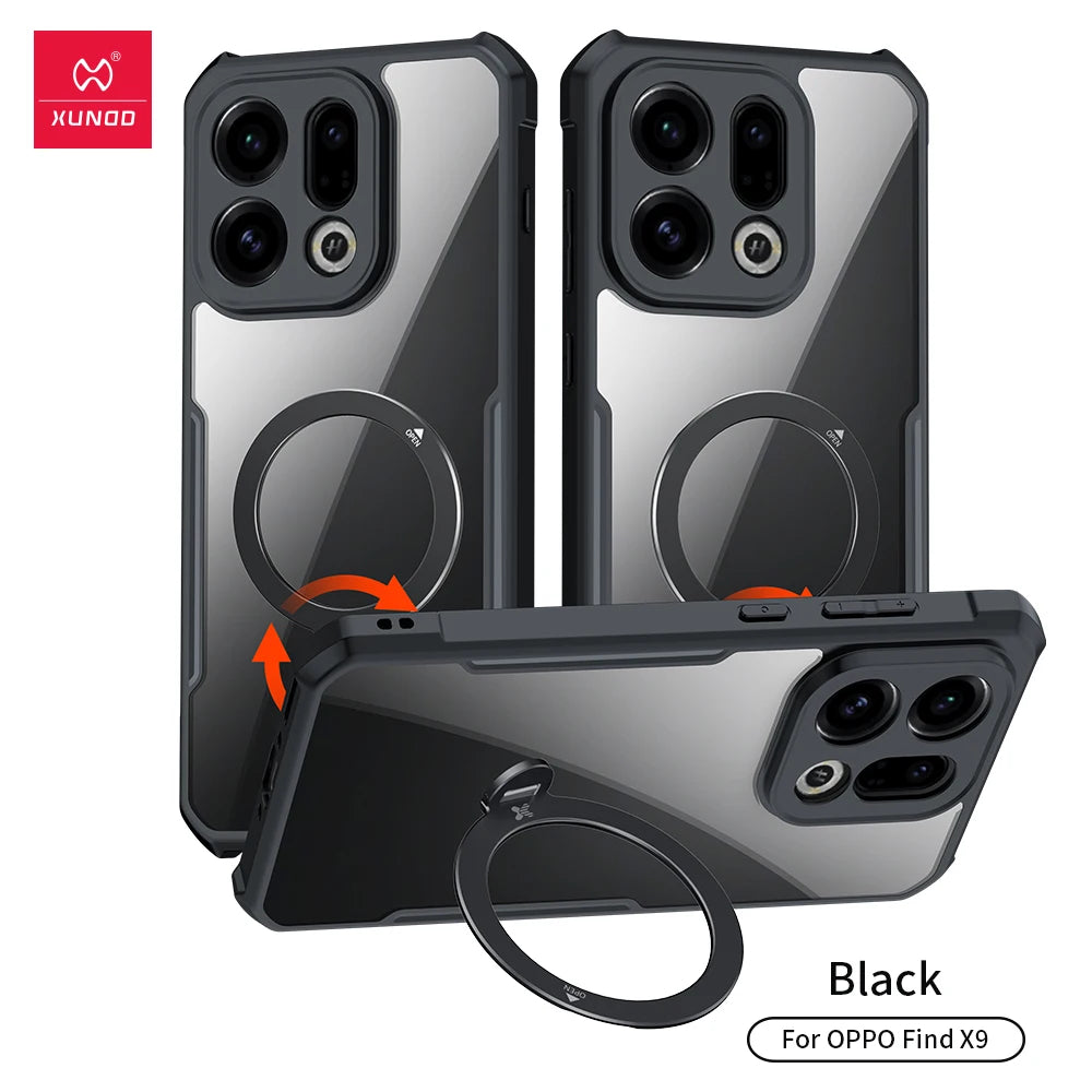 XUNDD Clear Case for OPPO Find X9 & X9 Pro