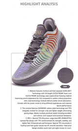 361 Degrees Joker 2.0 GT Basketball Shoes Men New Stable Comfort Breathable Shock-Absorbing Durable Male Sneakers 672621112