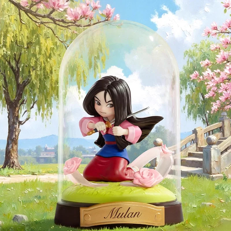 POP MART Disney PRINCESS Create Your World Series Blind Box Surprise Mystery Box Anime Action Figurines Home Decor Desktop Model