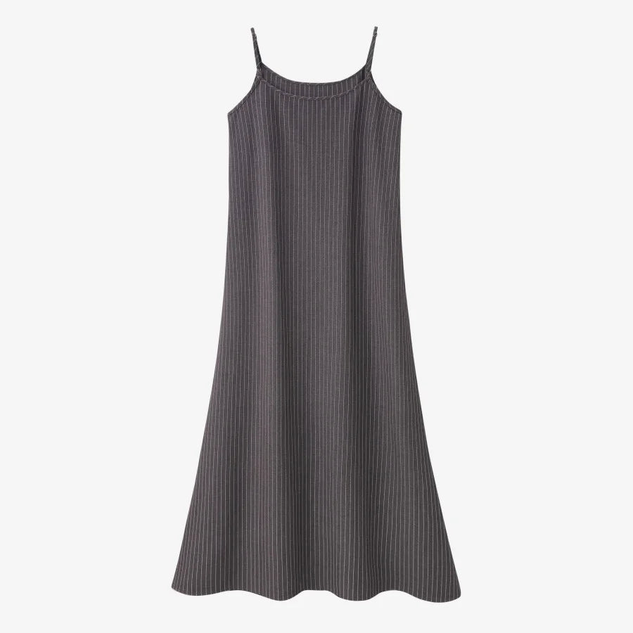 AW25 Pinstripe Collection – Knit & Slip Dress Set
