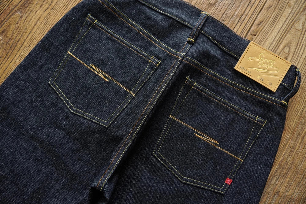 Sauce Origin 1A915-AG Men's Selvedge Denim Jeans | 15 oz Taper Fit