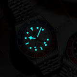 ADDIESDIVE Hot Sale GMT Movement Quartz Watch Stainless Steel Super Luminous 200M Diver Watches For Men AD2044 Relogio Masculino
