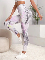 Women's 3D Tie-Dye Seamless Push-Up Leggings