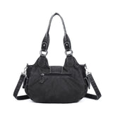 Women Handbag Leopard Top-handle Shoulder Bag PU Dumpling Pack Multi-pockets Shoulder Bags Phone Money Pack