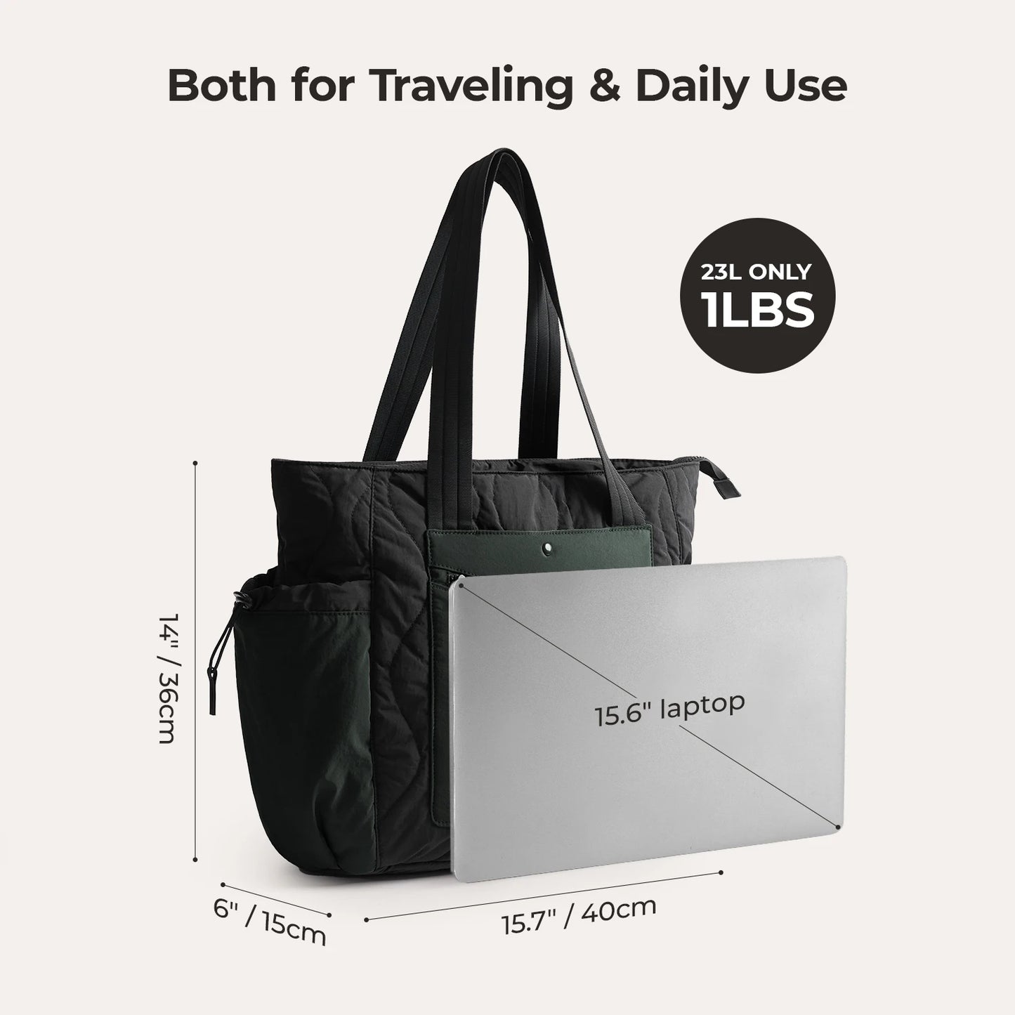 BAGSMART Women's bags Waterproof Tote Bag Lightweight Handbag Perfect for Gym Work Travel Large Shoulder Bag Crossbody Bags