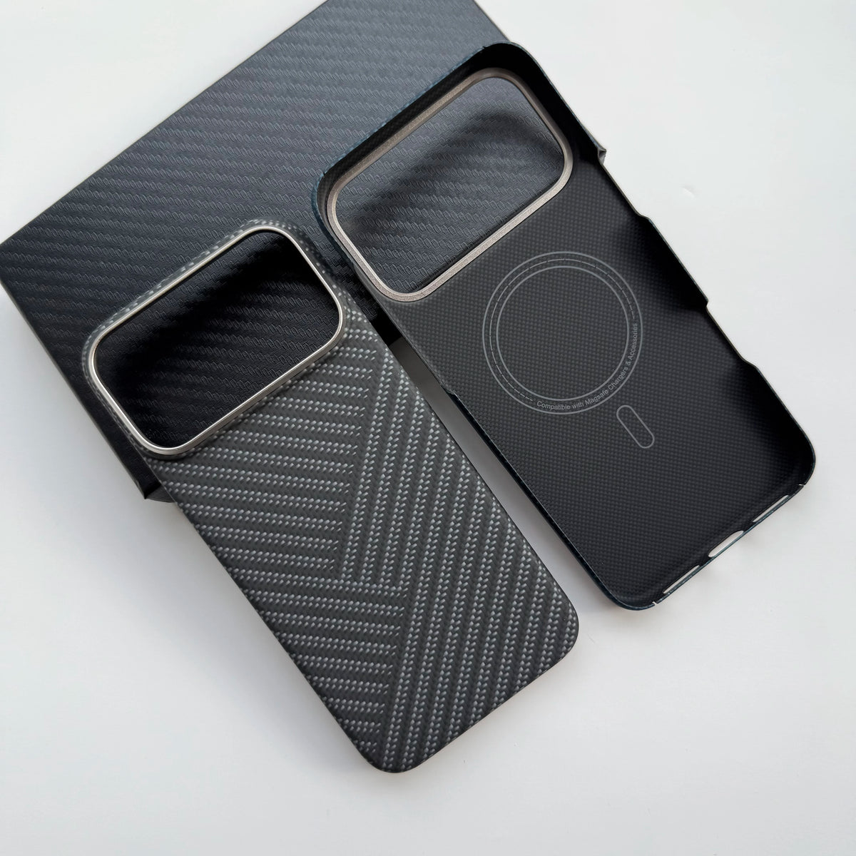Magnetic Carbon Fiber Case for iPhone 17 & 18 Pro Max