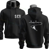Men's Ski & Snowboard Graphic Hoodie for Fall and Winter