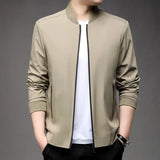 Men’s Classic Baseball Collar Casual Jacket