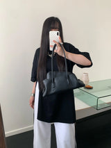 Retro Crocodile Pattern Large Capacity Tote Bag Design Women's Pleated  Leather Shoulder Bag Female Daily Commuter Bag 2025