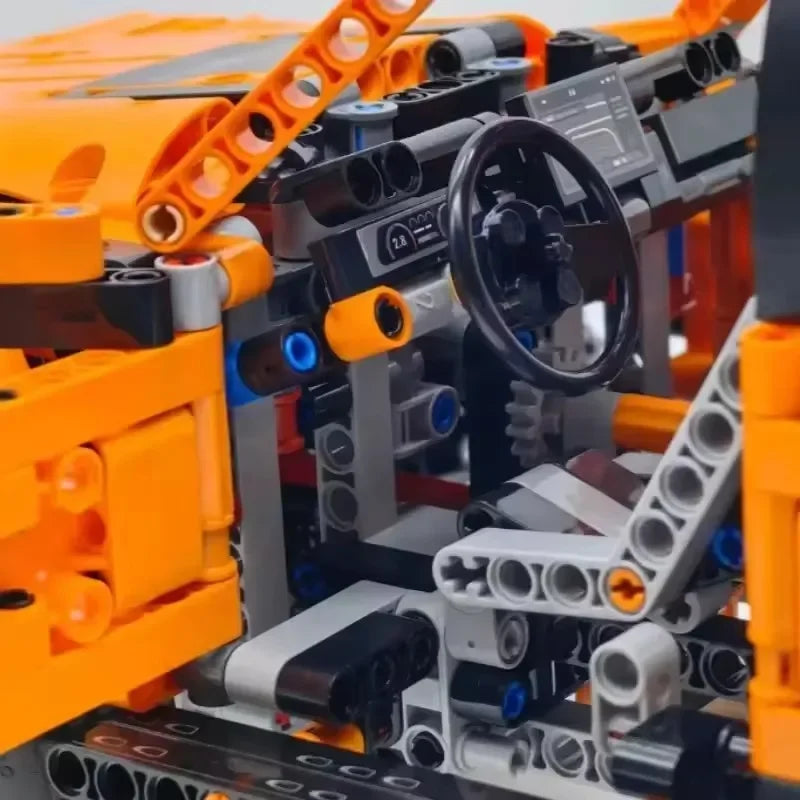 1300+PCS Tech Raptors Pickup Truck Race Car Building Block Kit Compatible MOC Creative DIY Vehicle Bricks Toys Gift Teens Adults