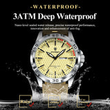 POEDAGAR Original Business Man Wristwatch Waterproof Luminous Date Week Casual Watch For Men Quartz Leather Luxury Fashion Men's Watches Reloj
