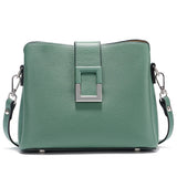 Zency Genuine Leather Bucket Shoulder Bag for Women