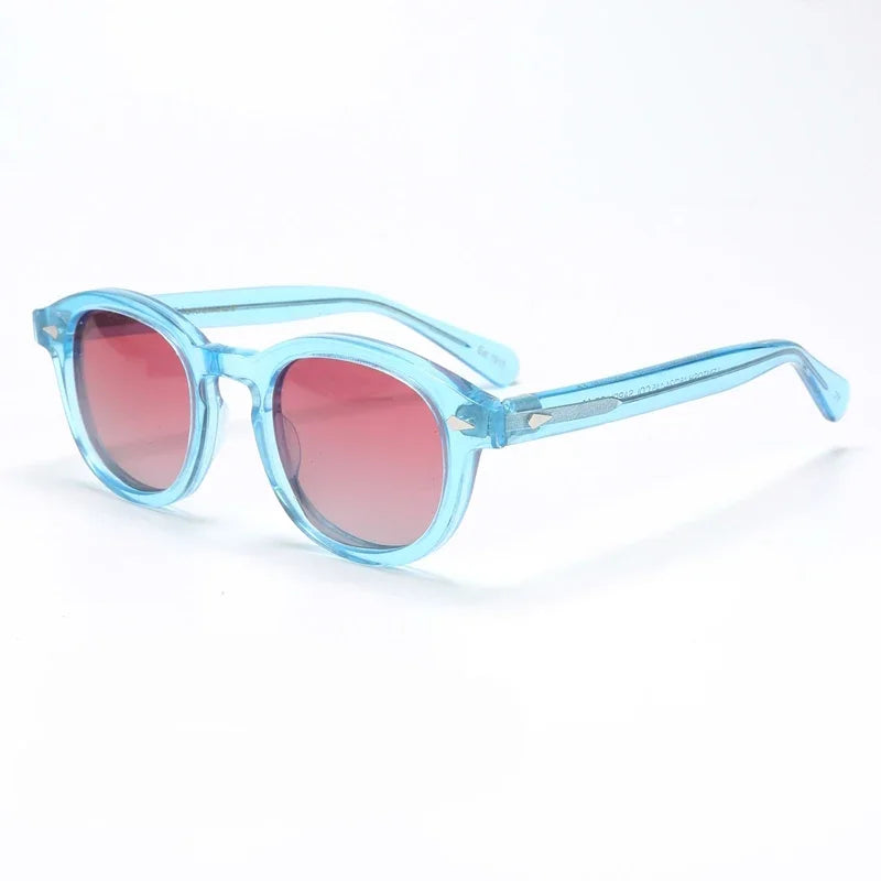 Johnny Depp Polarized Sunglasses Men Sun Glasses Woman Luxury Brand Vintage Acetate Frame Goggles
