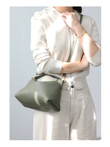 2024 Women Genuine Leather Luxury Handbags Small Size Versatile Cowhide Crossbody Bag Fashion Soft Messenger Purses