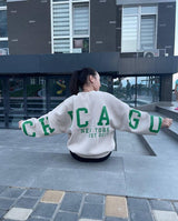 Women's Y2K Letter Print Relaxed Sweatshirt