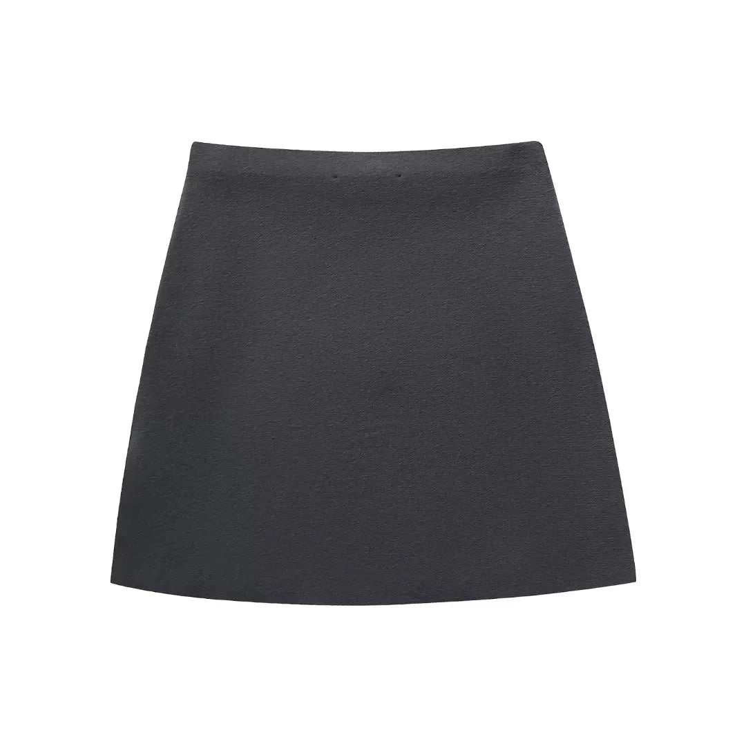 Elegant 2-Piece Knit Skirt Set