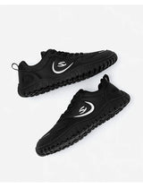HOBIBEAR Unisex Wide Toe Sneakers Comfortable Walking Shoes Lace Up Outdoor Travel Breathable Running Sneakers