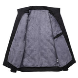 DIMUSI Men's Thermal Fleece Windbreaker Jacket