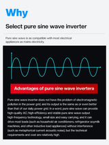 Pure Sine Wave Inverter 12V/24V to 220V | 1600W–3000W