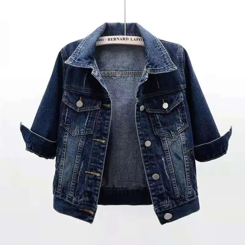 Women's Premium Cotton Denim Jacket