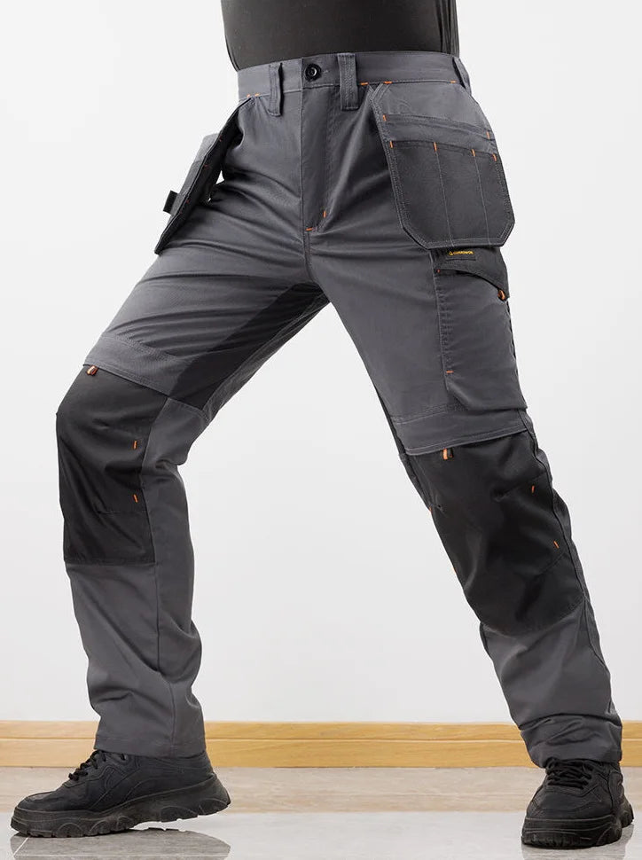 Men's Multi-Pocket Straight-Leg Cargo Pants