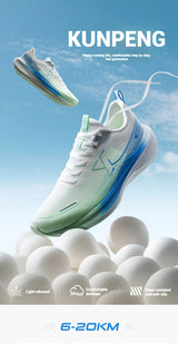 Xtep Kunpeng Running Shoes for Men 2025 Summer Shock-absorbing Rebound Lightweight Breathable Mesh Sport Shoes 875219110025
