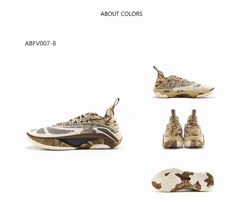 Li-Ning Men's BADFIVE DOMINATOR I SUPER Court Basketball Shoes SUPER BOOM Cushion Wearable Sport Shoes Stable Sneakers ABFV007