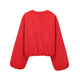 Women’s Cropped Bomber Jacket
