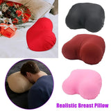 Slow Rebound Memory Foam Breast Pillow Realistic Female Chest Cushion for Sleeping Anxiety Relief Anime Lover Gift for Men Soft
