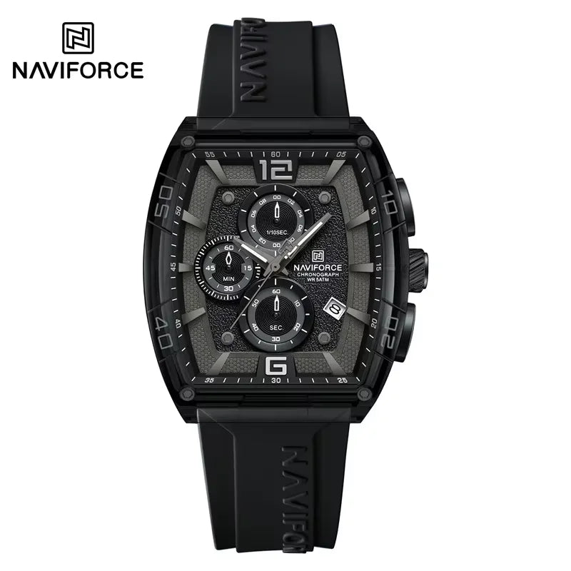 Men’s Waterproof Quartz Watch - Silicone Sport Strap