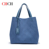 CHCH Winter Luxury Brand Fashion Printed Women's Handbag Large Capacity Travel Commuting Multi functional Large Capacity Handbag