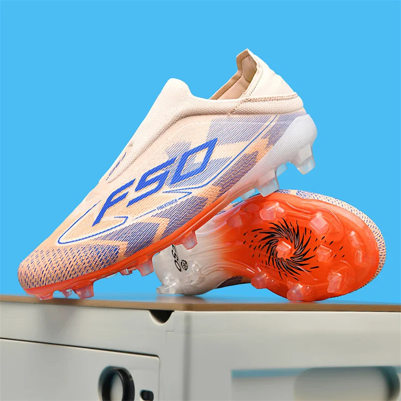 Men's Soccer Cleats with Lace-Up Fit