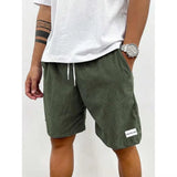 Men’s Retro Summer Shorts with Drawstring Waist