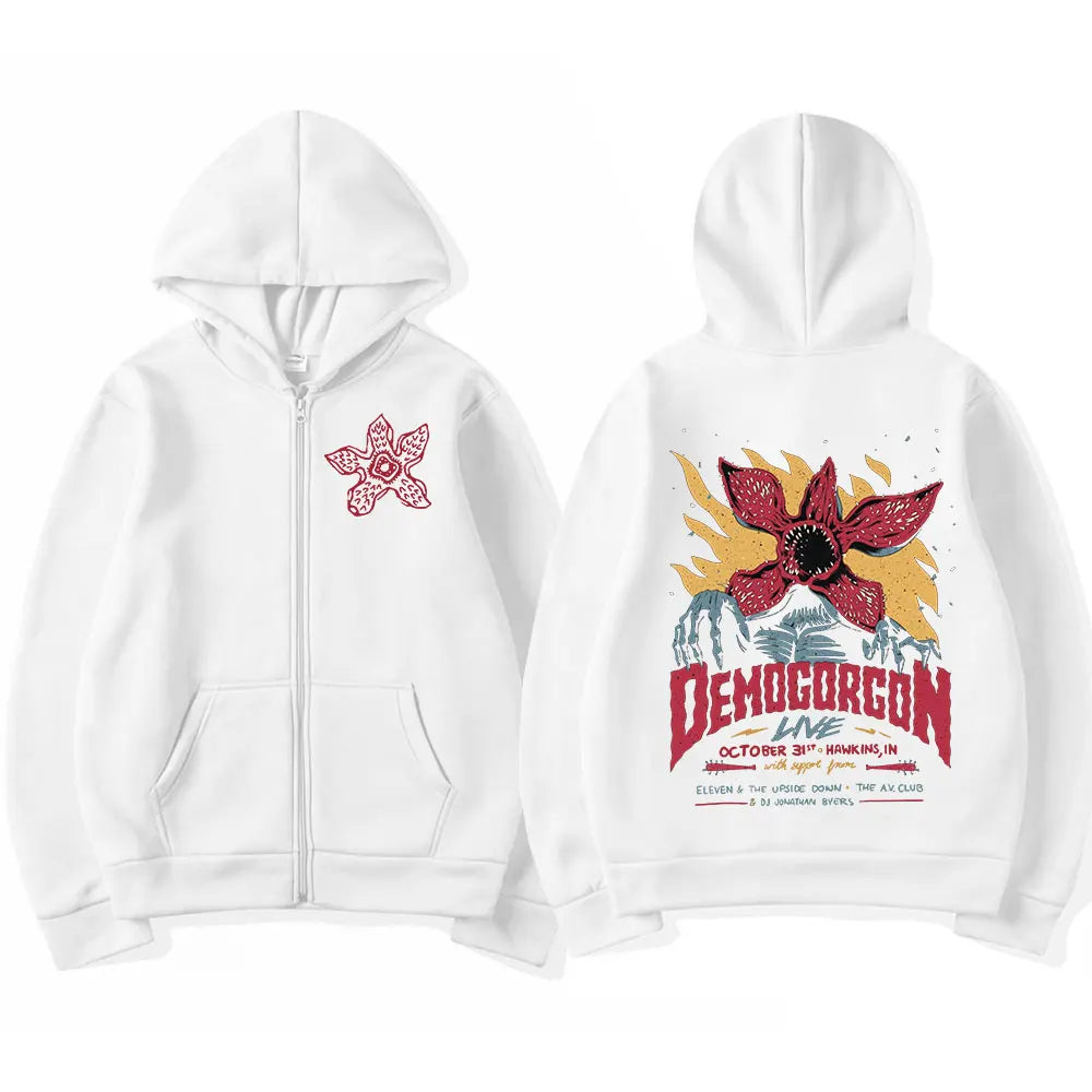 Eddie Munson Demogorgon Zipper Hoodie