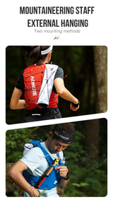 AONIJIE C9116 Unisex 10L Sports Running Backpack Lightweight Off-Road Hydration Pack for Hiking Off-road Cycling Race Marath