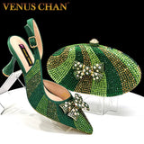 Venus Chan Pointed-Toe Heels & Handbag Set for Women