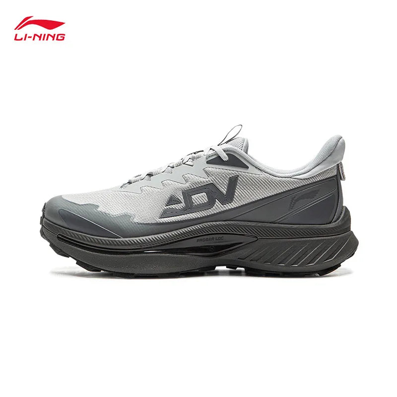 LI-NING BEN XIAO Men's Trail Running Shoes LN DWR water-repellent Breathable Support Stable Off road Sports Shoes ARNV015