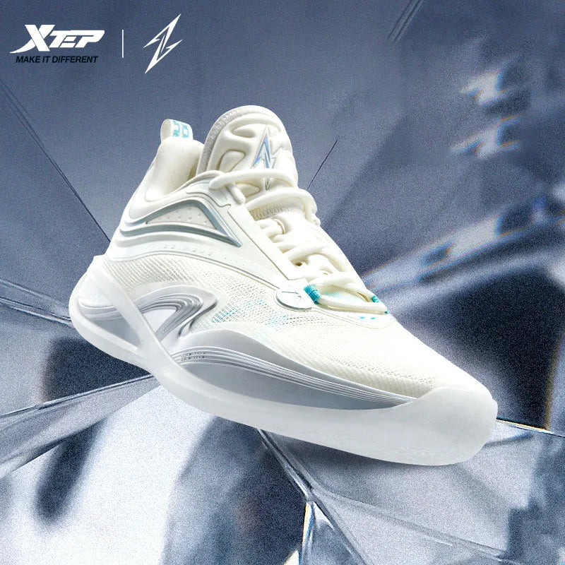 Xtep Zhang Zhenlin 1.0 Basketball Shoes For Men  Winter Cushioning Sports Shoes Combat Mid Top Sneakers 976219120024