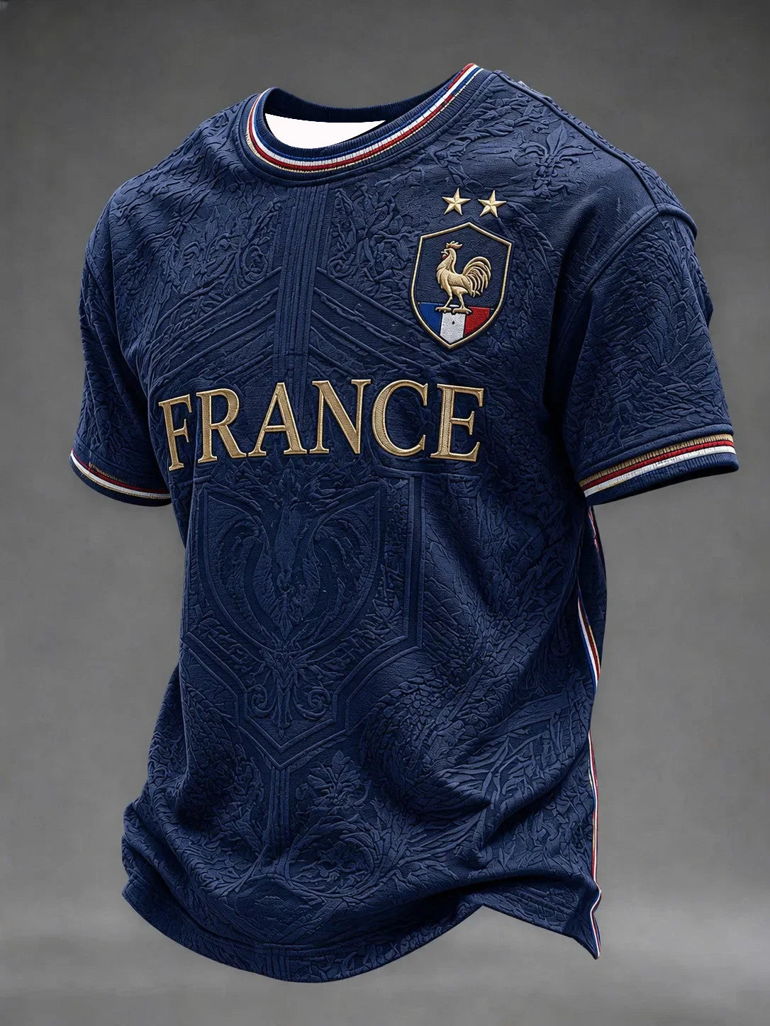 2026 Edition French Fans Football Training T-Shirt - 3D Digital Printing - Comfortable and Breathable - Family Clothing