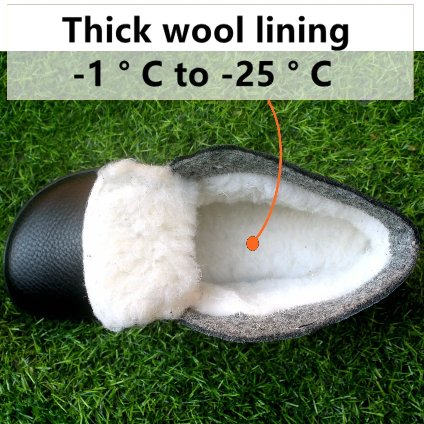 Barefoot Leather Boots with Wool Lining