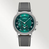FARASUTE Retro Luxury Alarm Clock Quartz Watch Men Waterproof Night Light Wristwatch Casual Sapphire Stainless Steel Male Reloj