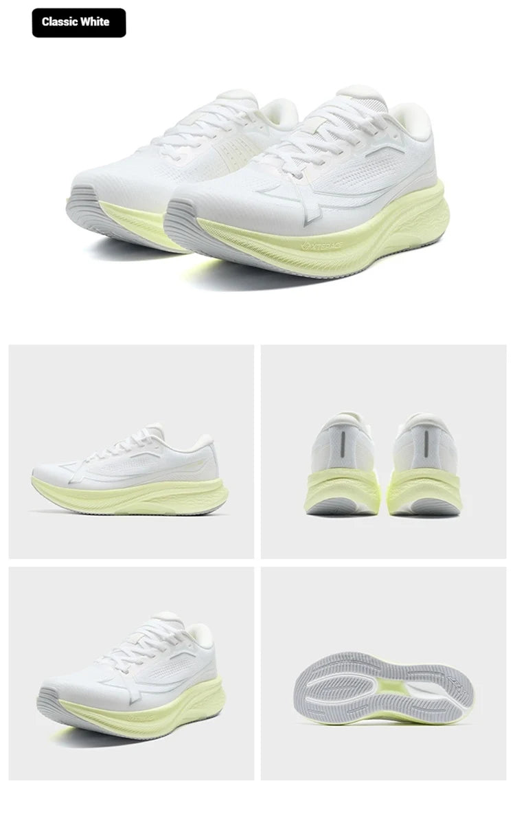 Xtep 2000km Plus Running Shoes Women's 2025 Spring Lightweight Anti-slip Wear-Resistant Training Jogging Sneakers 875318110009