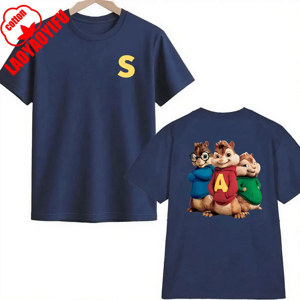 Alvin and the Chipmunks Double-Sided Cotton Tee