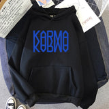 KARMA Vintage-Inspired Fleece Pullover Hoodie
