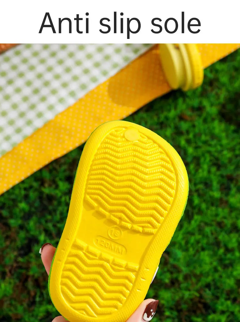Cartoon Kids’ Summer Garden Clogs