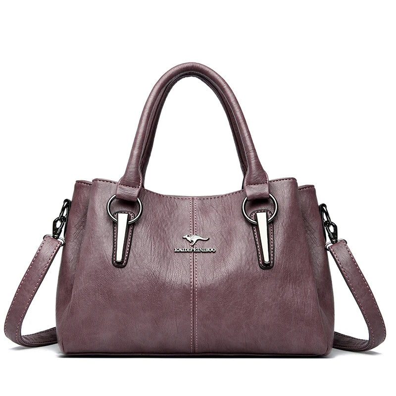 High Quality Cow Leather Ladies Handbags Fashion Luxury Female Messenger Tote Bags Women Genuine Leather Shoulder Crossbody Sac