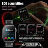 2026 New Accurate Measurement Health Smart Watch ECG+PPG Uric Acid Blood Pressure Blood Lipids BT Call Smartwatchs For Men Women