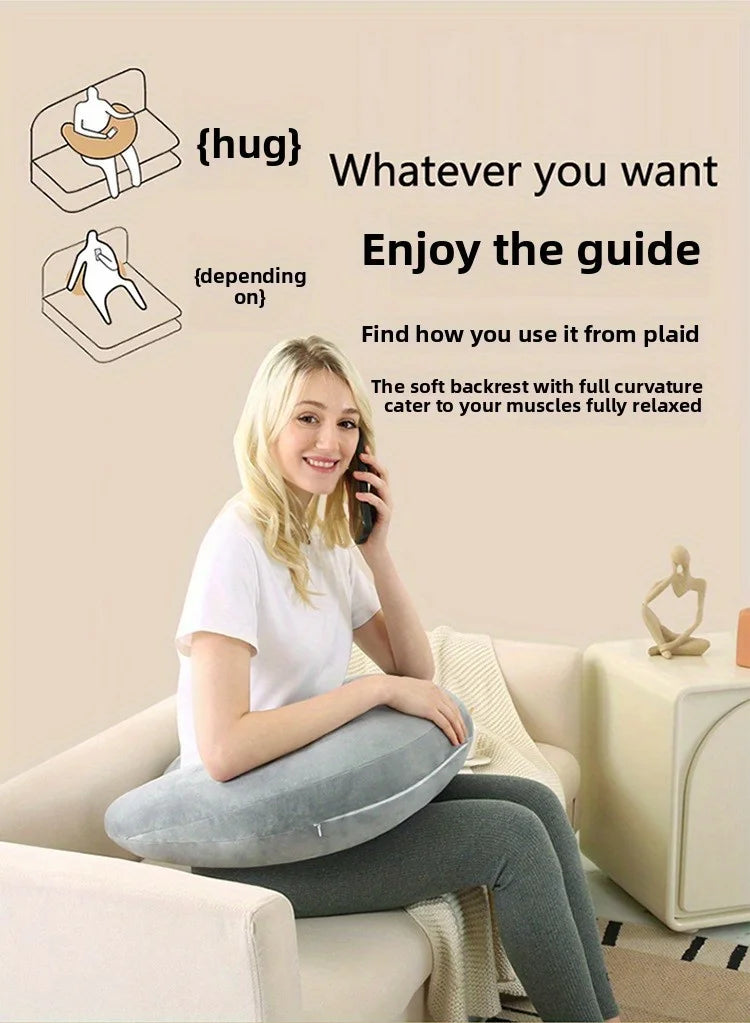 Reading Gaming Pillow Adult Crocheting Pillow To Support Your Arm Portable Desk Soft Skin-Friendly For Watching TV Travel